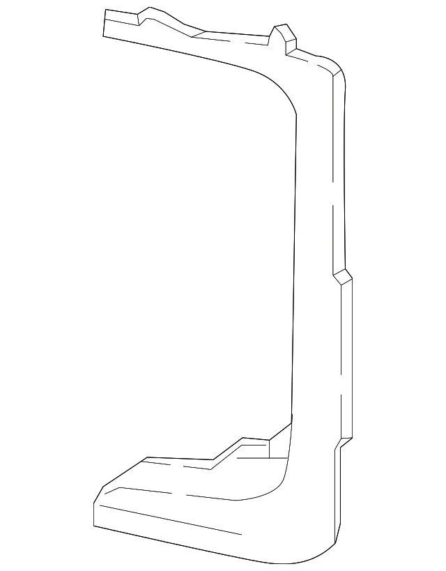 Ford Headlight Trim Molding; Driver Side (17-19 F-250 Super Duty)
