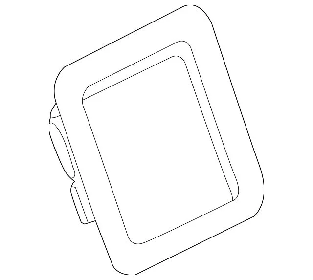 Ford License Plate Light Assembly; Driver Side (17-22 F-250 Super Duty)