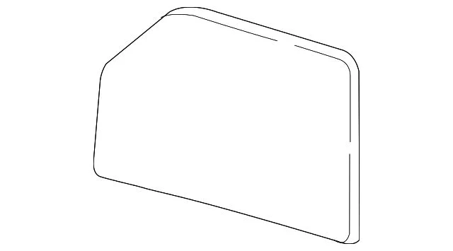 Ford Upper Towing Mirror Glass; Passenger Side (17-26 F-250 Super Duty w/o Towing Mirror Turn Signals)