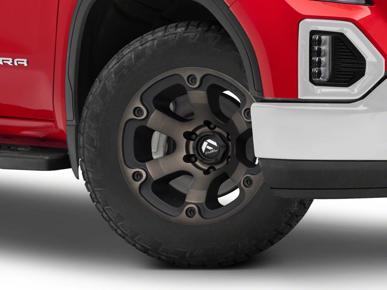 Fuel Wheels Beast Matte Black Machined with Dark Tint 6-Lug Wheel; 20x10; -18mm Offset (19-26 Sierra 1500)