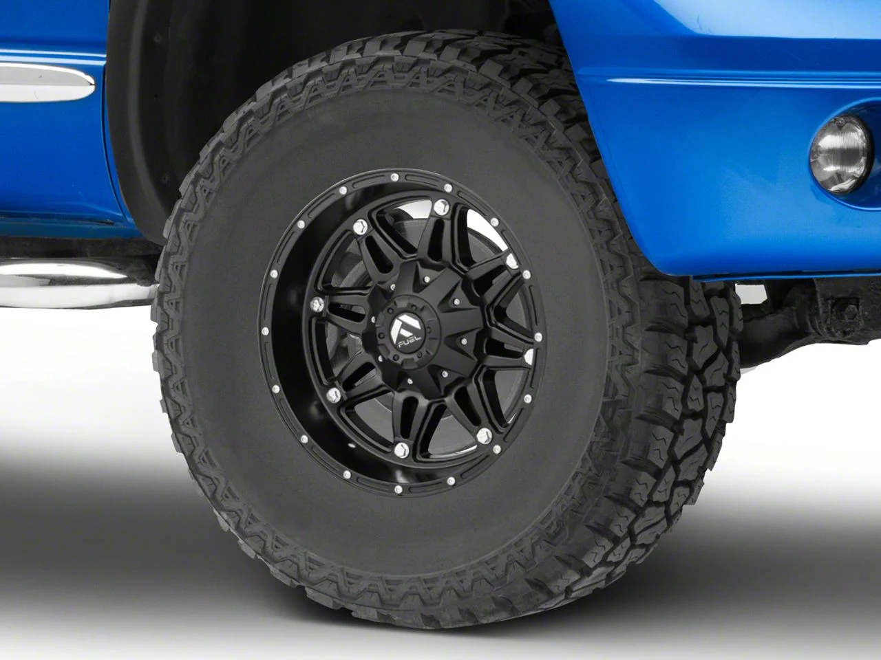 Fuel Wheels Hostage Matte Black 5-Lug Wheel; 17x9; -12mm Offset (02-08 RAM 1500, Excluding Mega Cab)