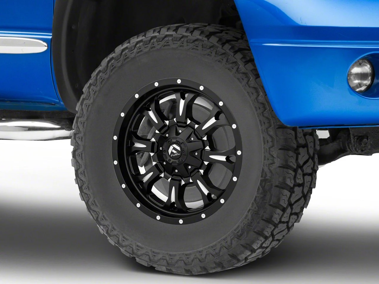 Fuel Wheels Krank Black Milled 5-Lug Wheel; 18x9; 20mm Offset (02-08 RAM 1500, Excluding Mega Cab)