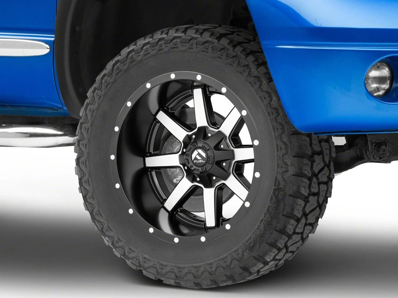 Fuel Wheels Maverick Black Machined 5-Lug Wheel; 20x12; -44mm Offset (02-08 RAM 1500, Excluding Mega Cab)