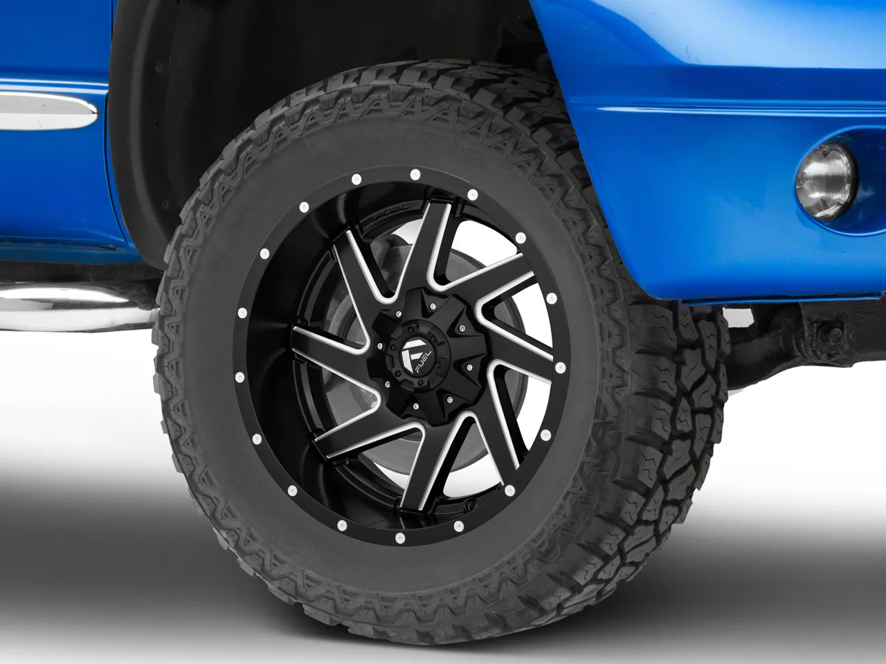 Fuel Wheels Renegade Matte Black Milled 5-Lug Wheel; 20x10; -18mm Offset (02-08 RAM 1500, Excluding Mega Cab)