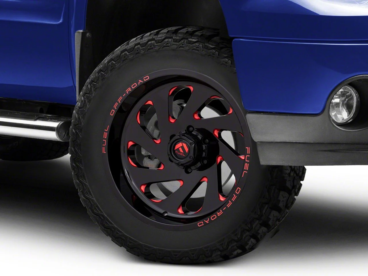 Fuel Wheels Vortex Gloss Black Red Tinted 6-Lug Wheel; 20x10; -19mm Offset (07-13 Sierra 1500)