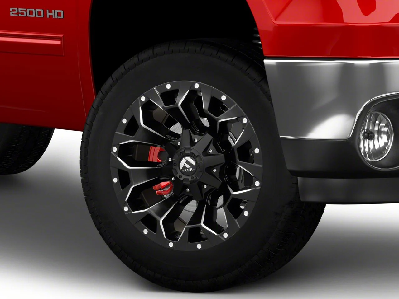 Fuel Wheels Assault Matte Black Milled 8-Lug Wheel; 20x9; 20mm Offset (11-14 Sierra 2500 HD)