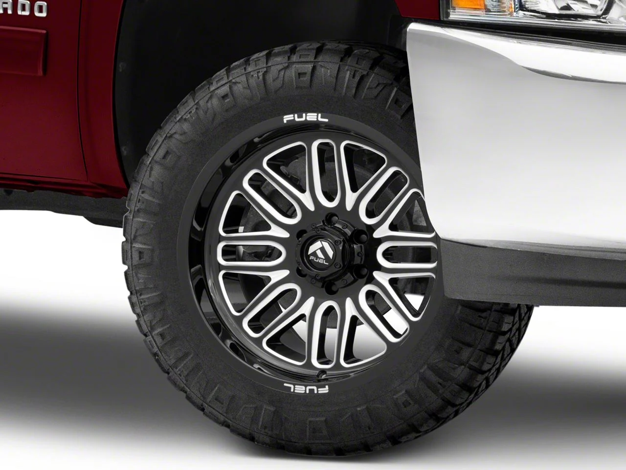 Fuel Wheels Ignite Gloss Black Milled 6-Lug Wheel; 20x9; 1mm Offset (07-13 Silverado 1500)