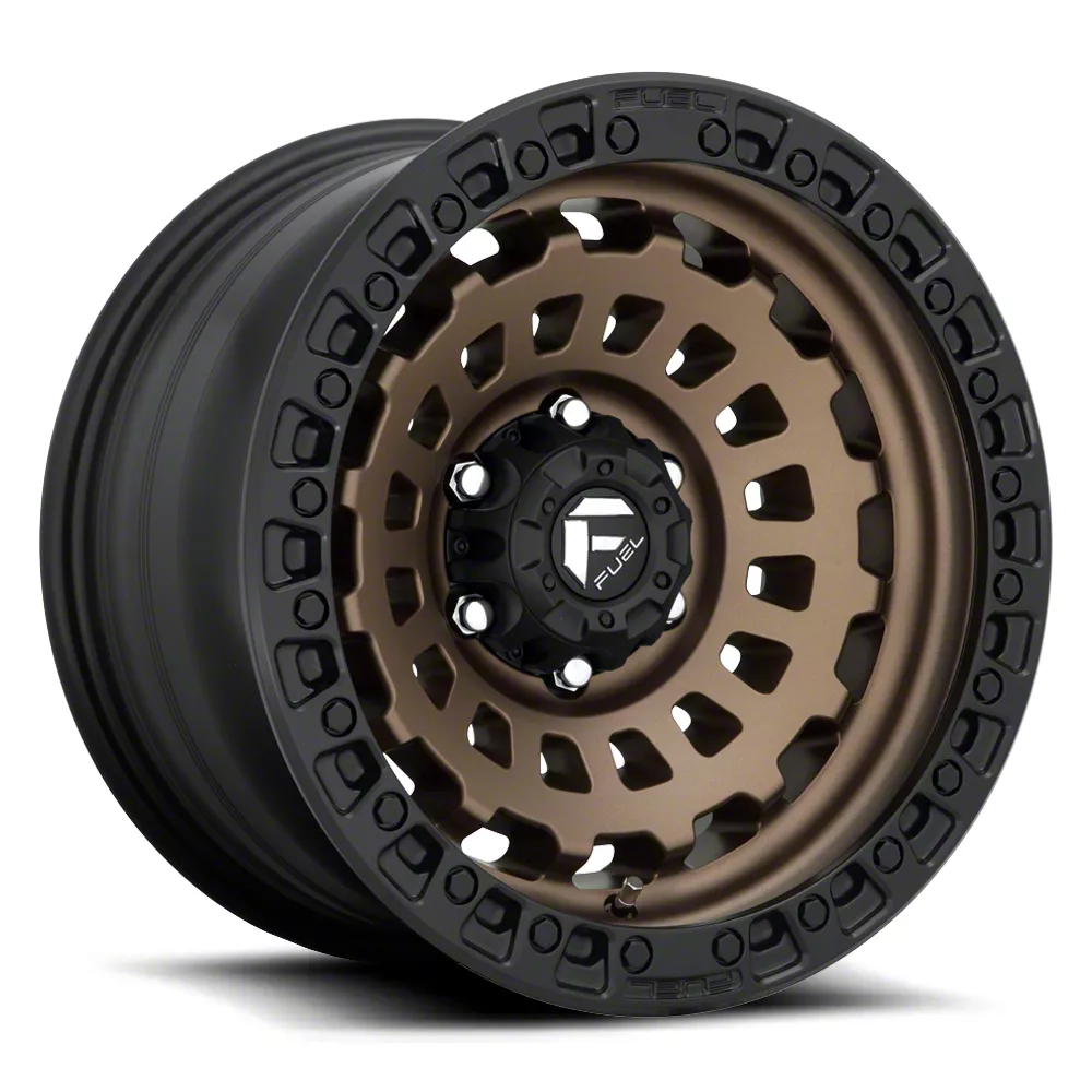 Fuel Wheels Zephyr Matte Bronze 6-Lug Wheel; 20x9; 1mm Offset (07-13 Silverado 1500)