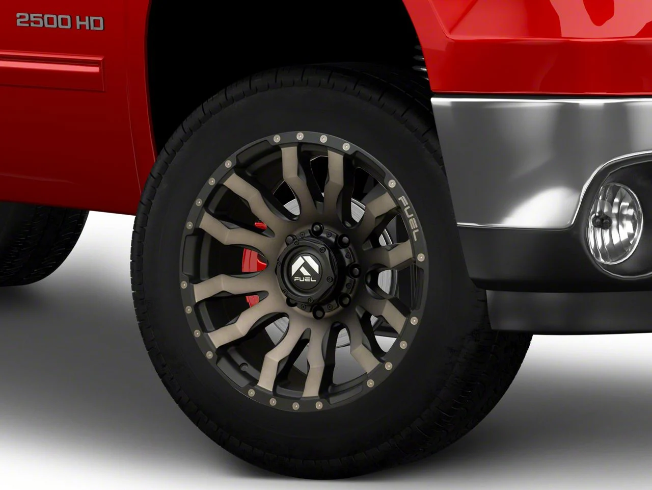 Fuel Wheels Blitz Matte Black Double Dark Tint 8-Lug Wheel; 20x10; -18mm Offset (11-14 Sierra 2500 HD)