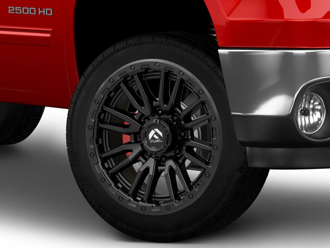 Fuel Wheels Rebel Matte Black 8-Lug Wheel; 22x12; -44mm Offset (11-14 Sierra 2500 HD)