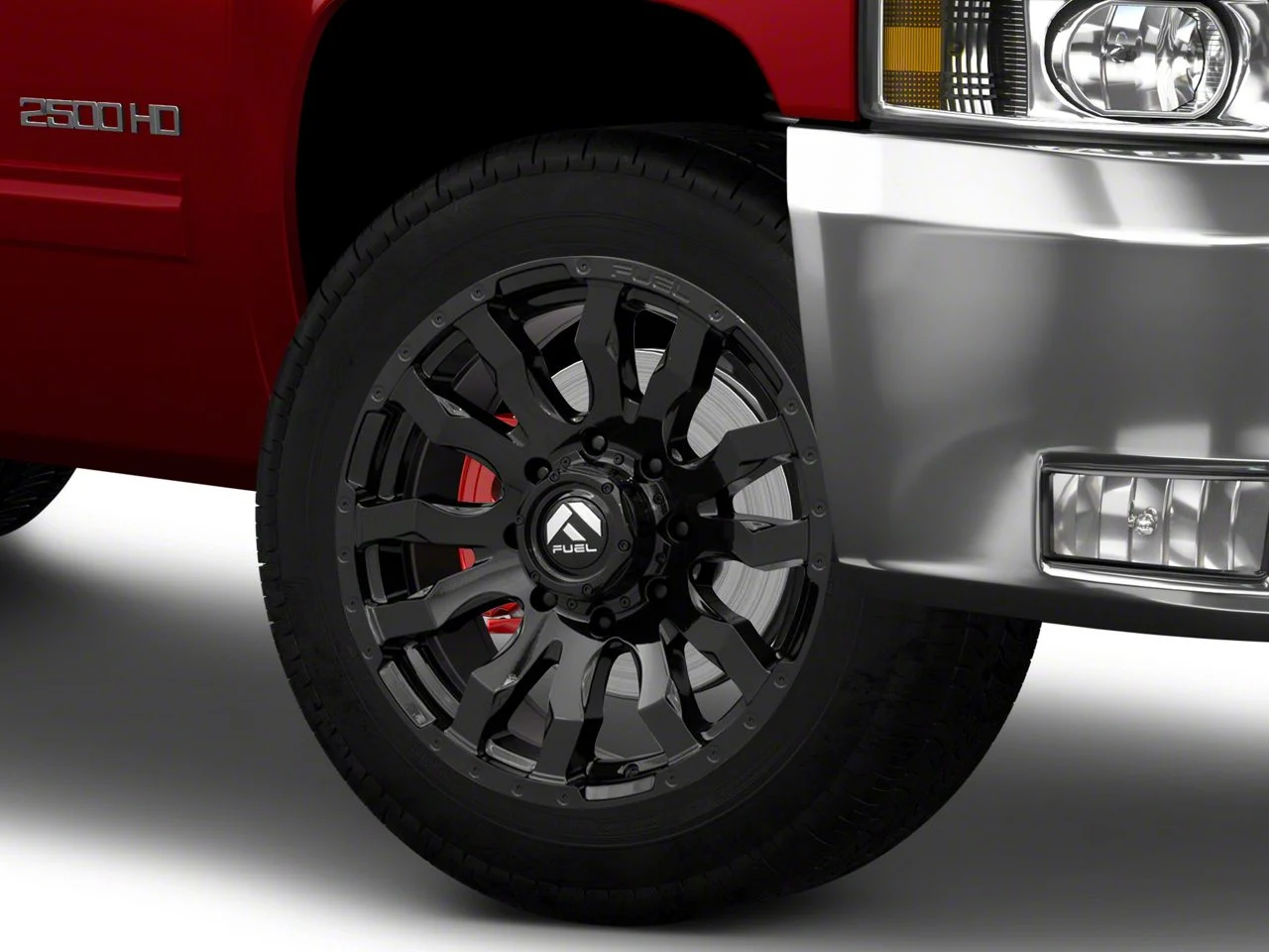 Fuel Wheels Blitz Gloss Black 8-Lug Wheel; 20x10; -18mm Offset (11-14 Silverado 2500 HD)