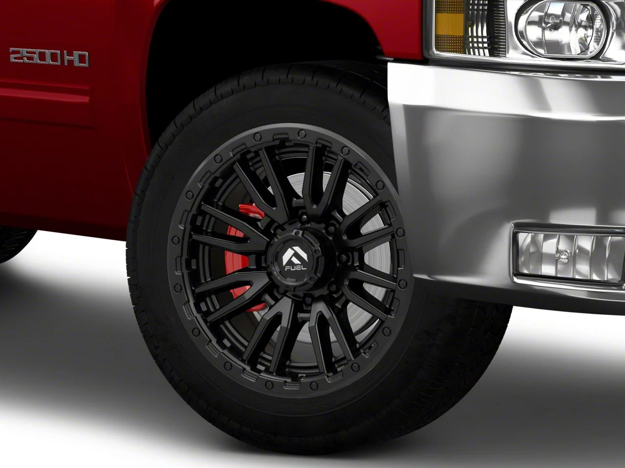 Fuel Wheels Rebel Matte Black 8-Lug Wheel; 20x10; -18mm Offset (11-14 Silverado 2500 HD)
