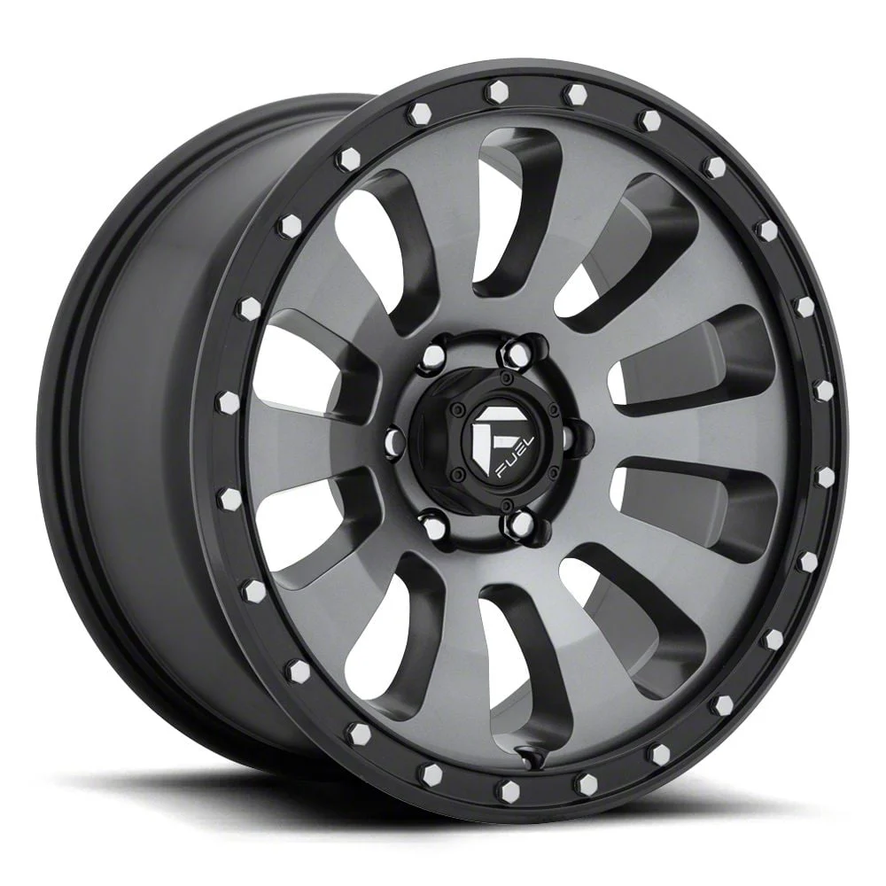 Fuel Wheels Tactic Matte Gunmetal 6-Lug Wheel; 20x9; 1mm Offset (14-18 Sierra 1500)