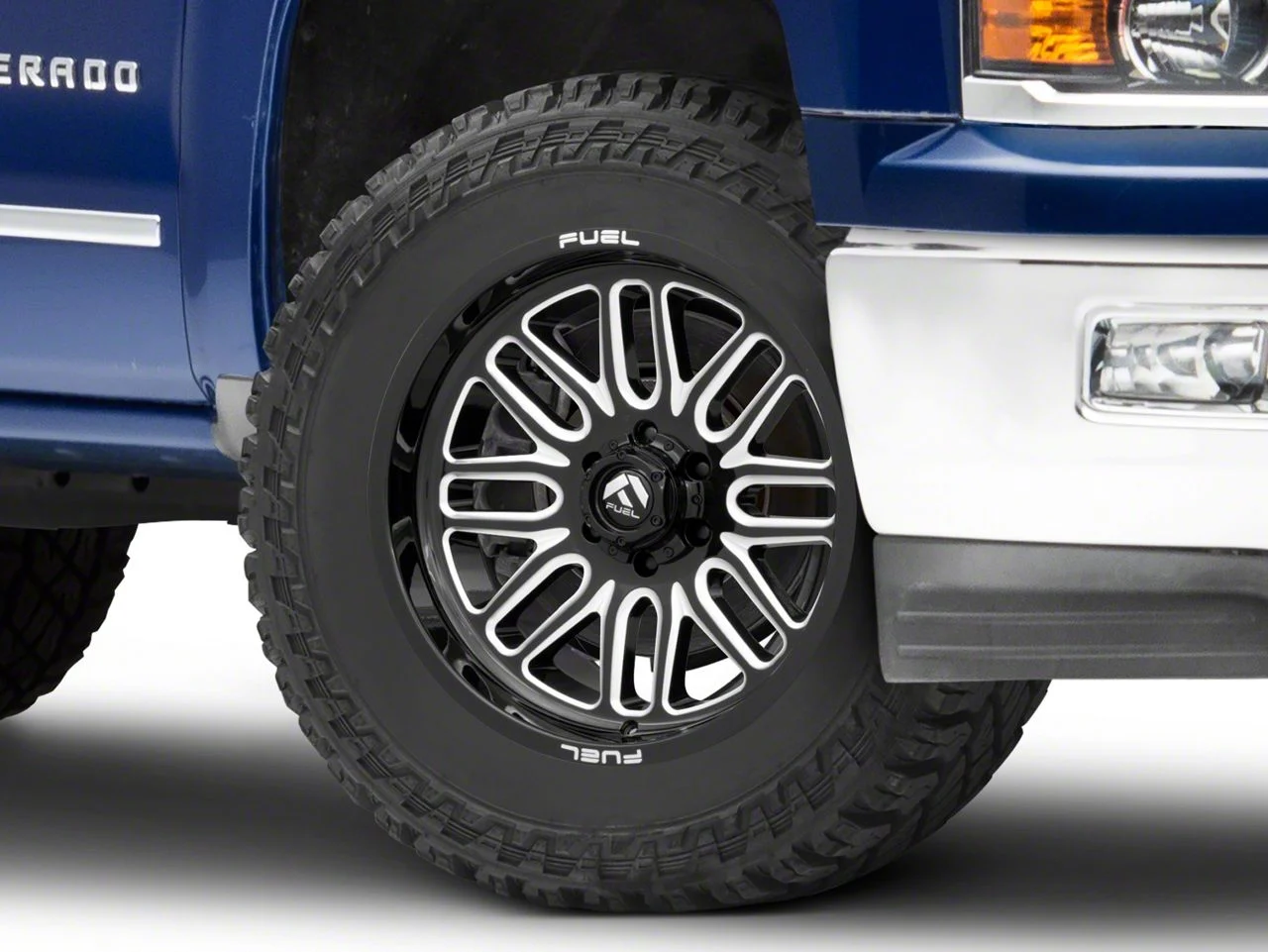 Fuel Wheels Ignite Gloss Black Milled 6-Lug Wheel; 20x10; -19mm Offset (14-18 Silverado 1500)
