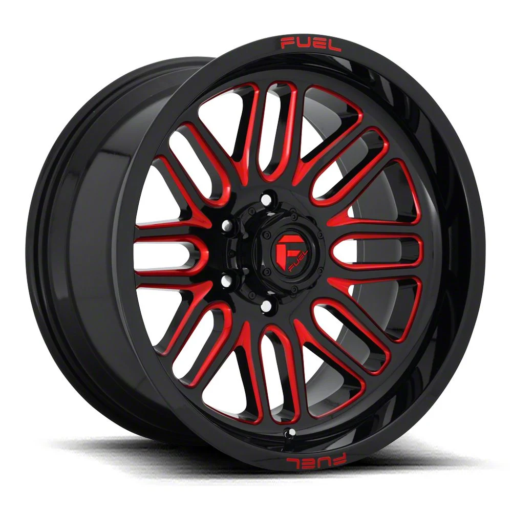 Fuel Wheels Ignite Gloss Black Red Tinted 6-Lug Wheel; 20x9; 1mm Offset (14-18 Silverado 1500)