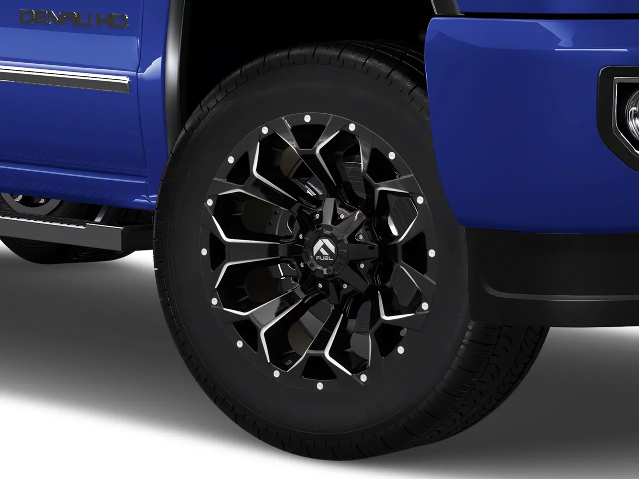 Fuel Wheels Assault Gloss Black Milled 8-Lug Wheel; 20x10; -18mm Offset (15-19 Sierra 2500 HD)