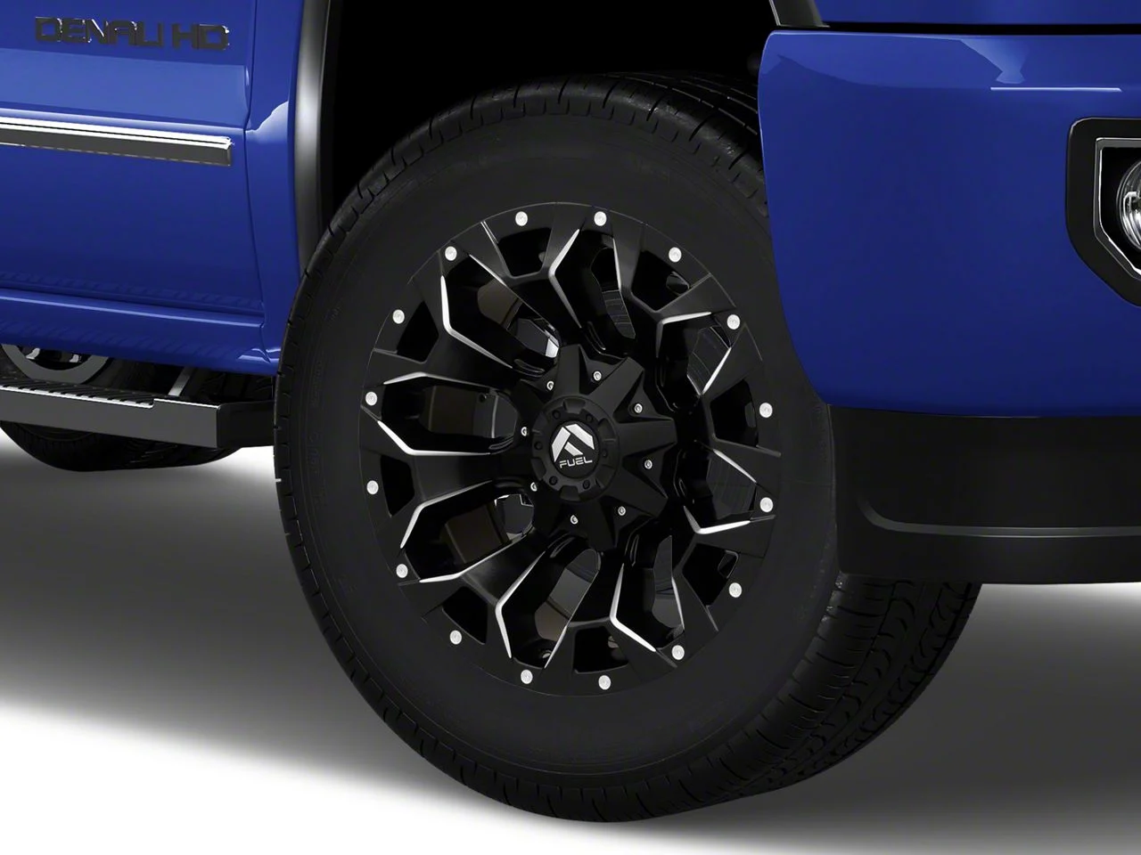 Fuel Wheels Assault Matte Black Milled 8-Lug Wheel; 20x10; -18mm Offset (15-19 Sierra 2500 HD)