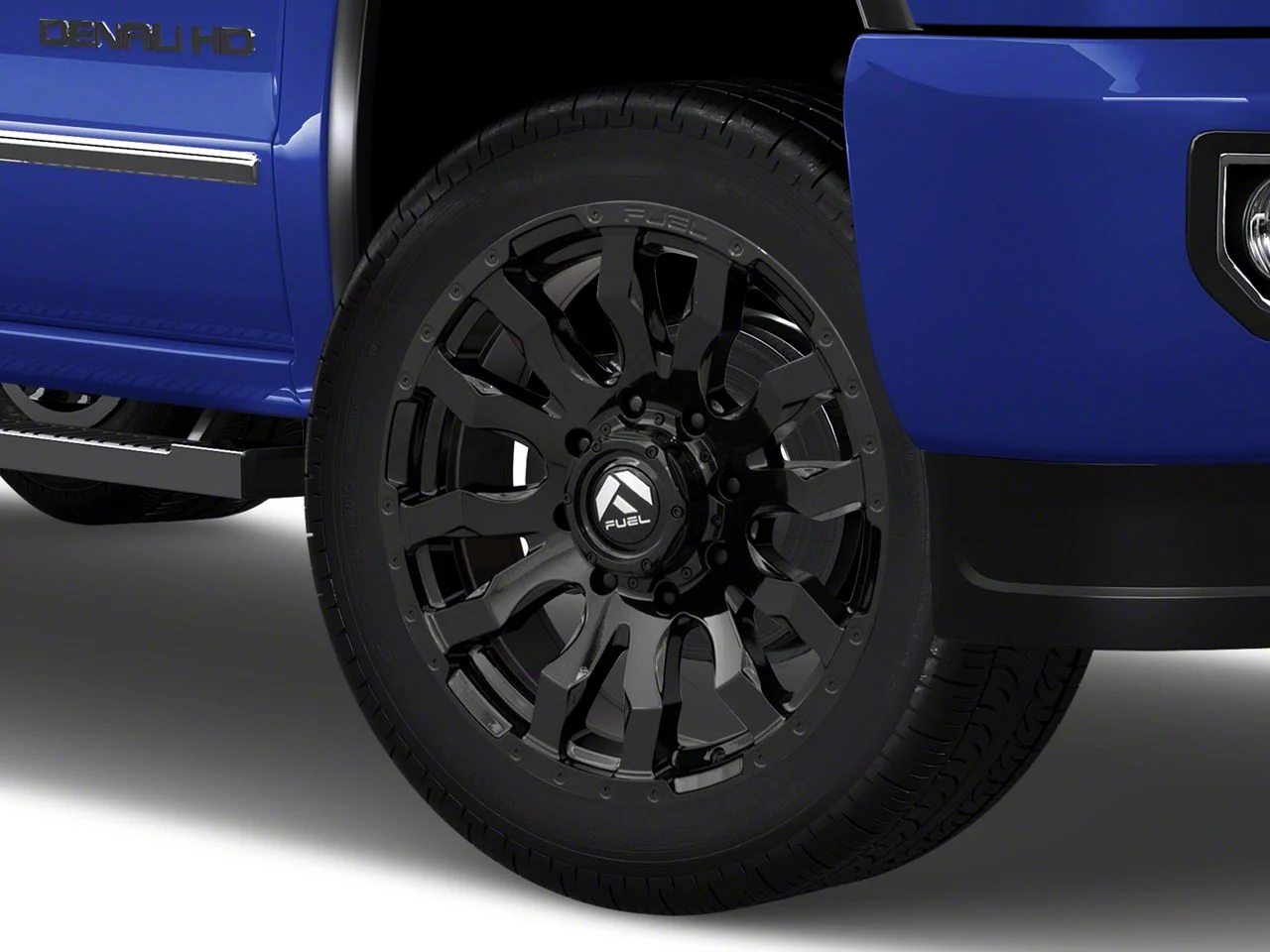 Fuel Wheels Blitz Gloss Black 8-Lug Wheel; 22x10; -18mm Offset (15-19 Sierra 2500 HD)