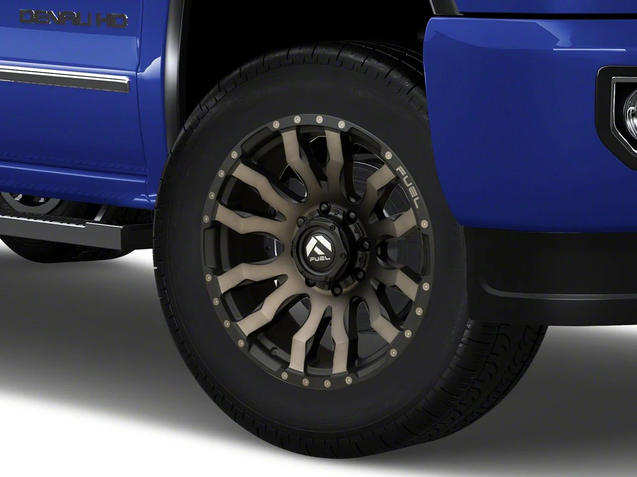 Fuel Wheels Blitz Matte Black Double Dark Tint 8-Lug Wheel; 20x10; -18mm Offset (15-19 Sierra 2500 HD)