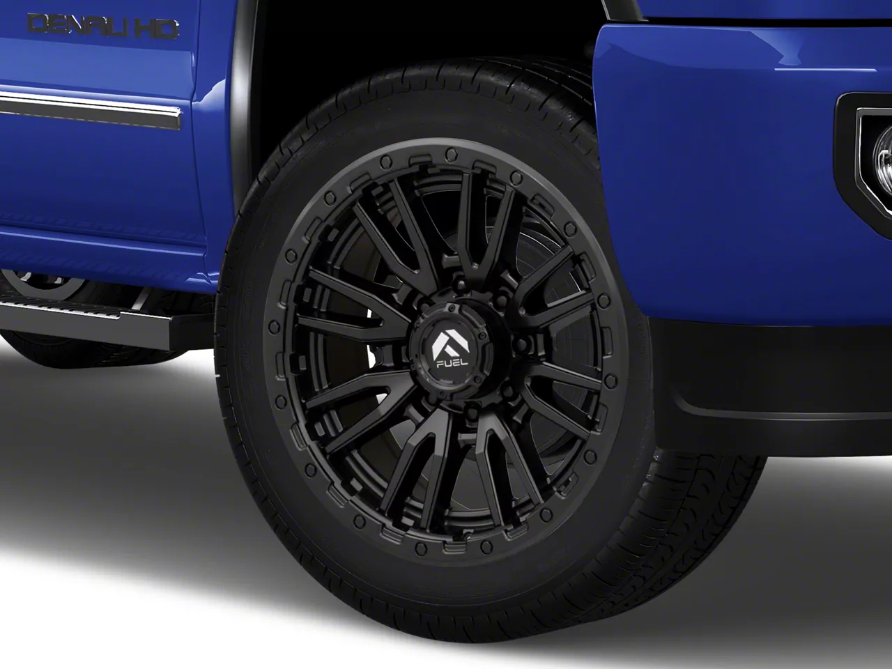 Fuel Wheels Rebel Matte Black 8-Lug Wheel; 22x12; -44mm Offset (15-19 Sierra 2500 HD)