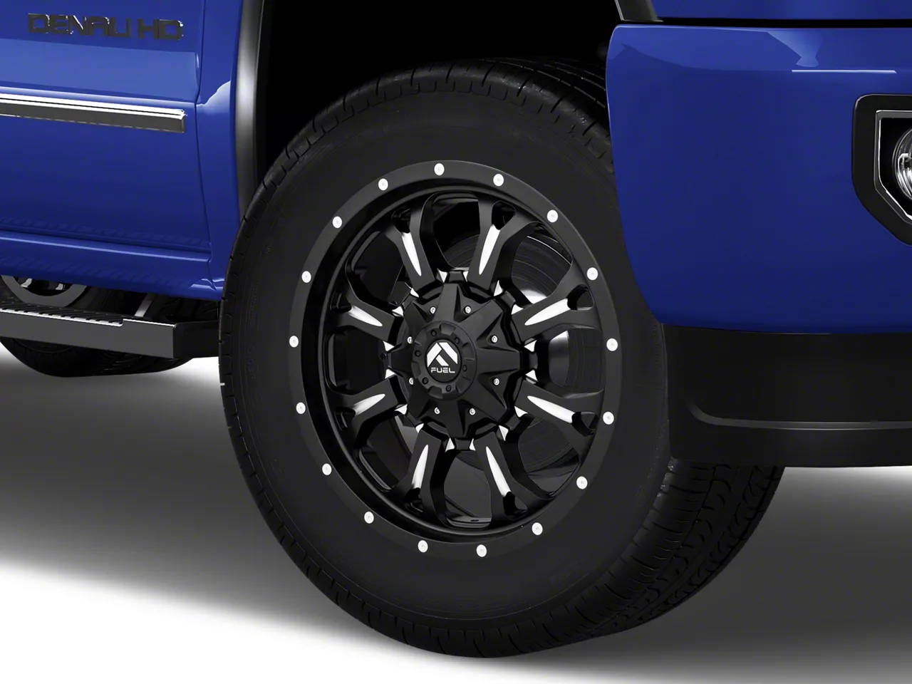 Fuel Wheels Krank Matte Black Milled 8-Lug Wheel; 20x9; 20mm Offset (15-19 Sierra 3500 HD SRW)