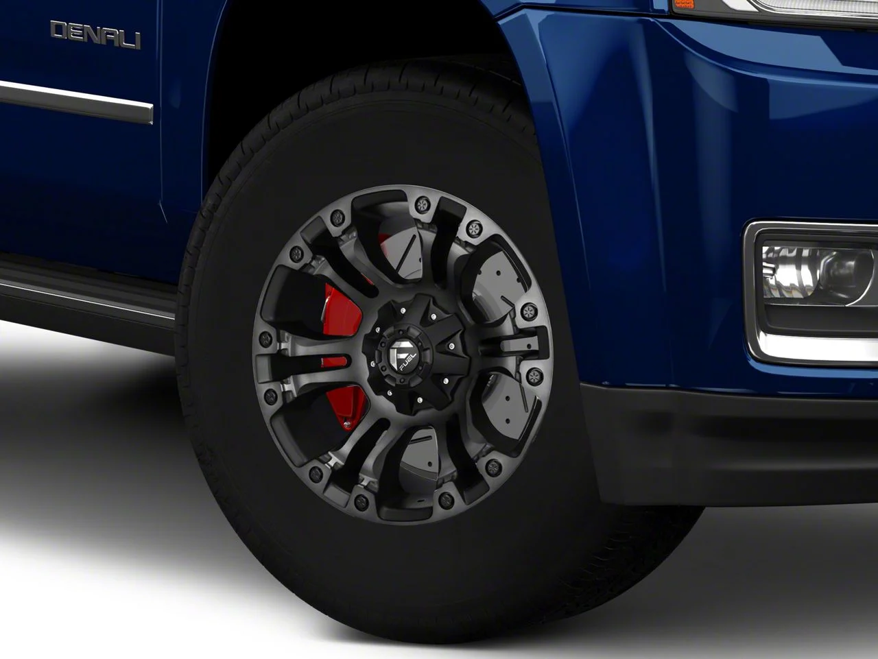 Fuel Wheels Vapor Matte Black Double Dark Tint 6-Lug Wheel; 17x9; 20mm Offset (15-20 Yukon)