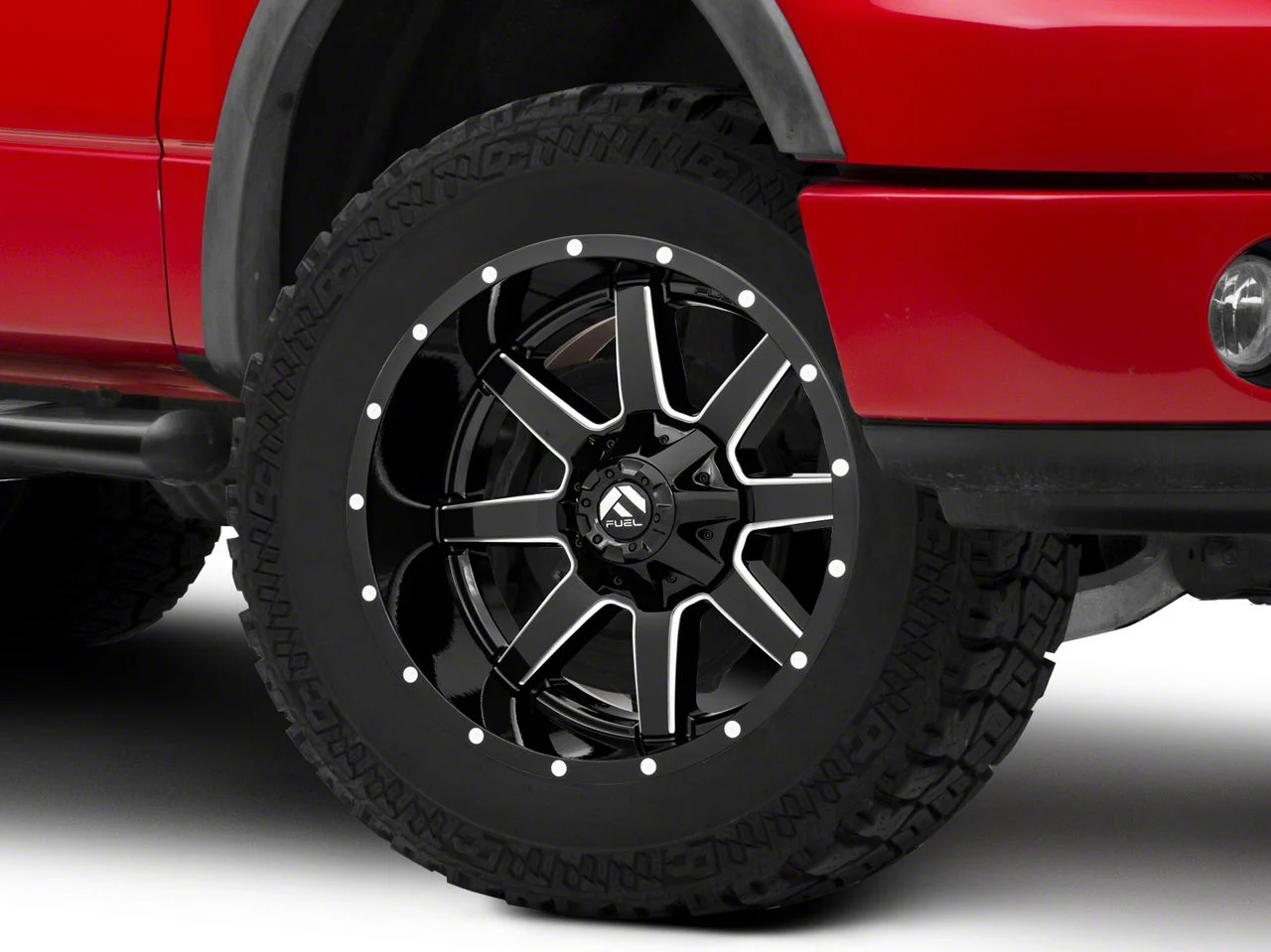 Fuel Wheels Maverick Gloss Black Milled 6-Lug Wheel; 20x10; -6mm Offset (04-08 F-150)