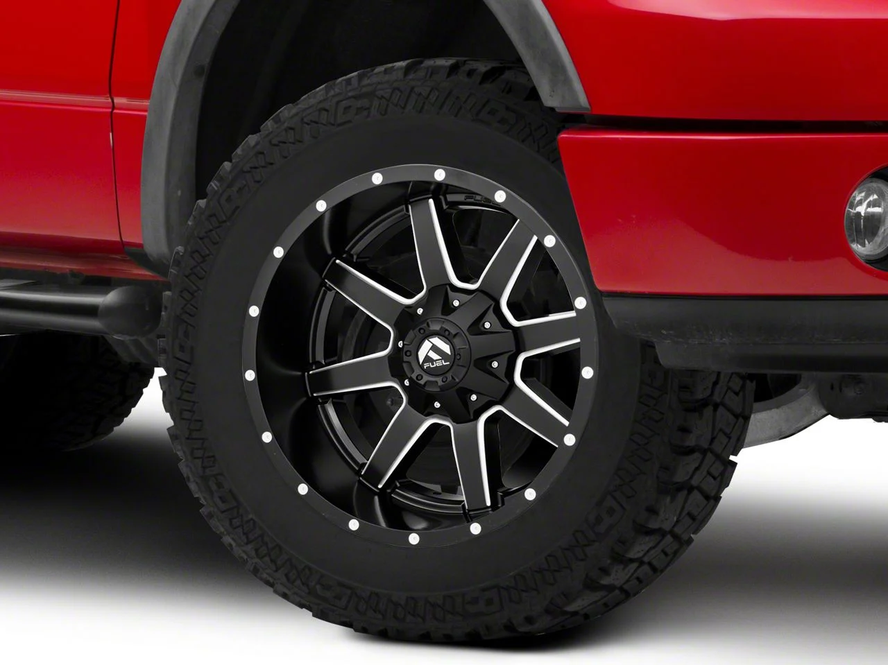 Fuel Wheels Maverick Matte Black Milled 6-Lug Wheel; 20x10; -18mm Offset (04-08 F-150)