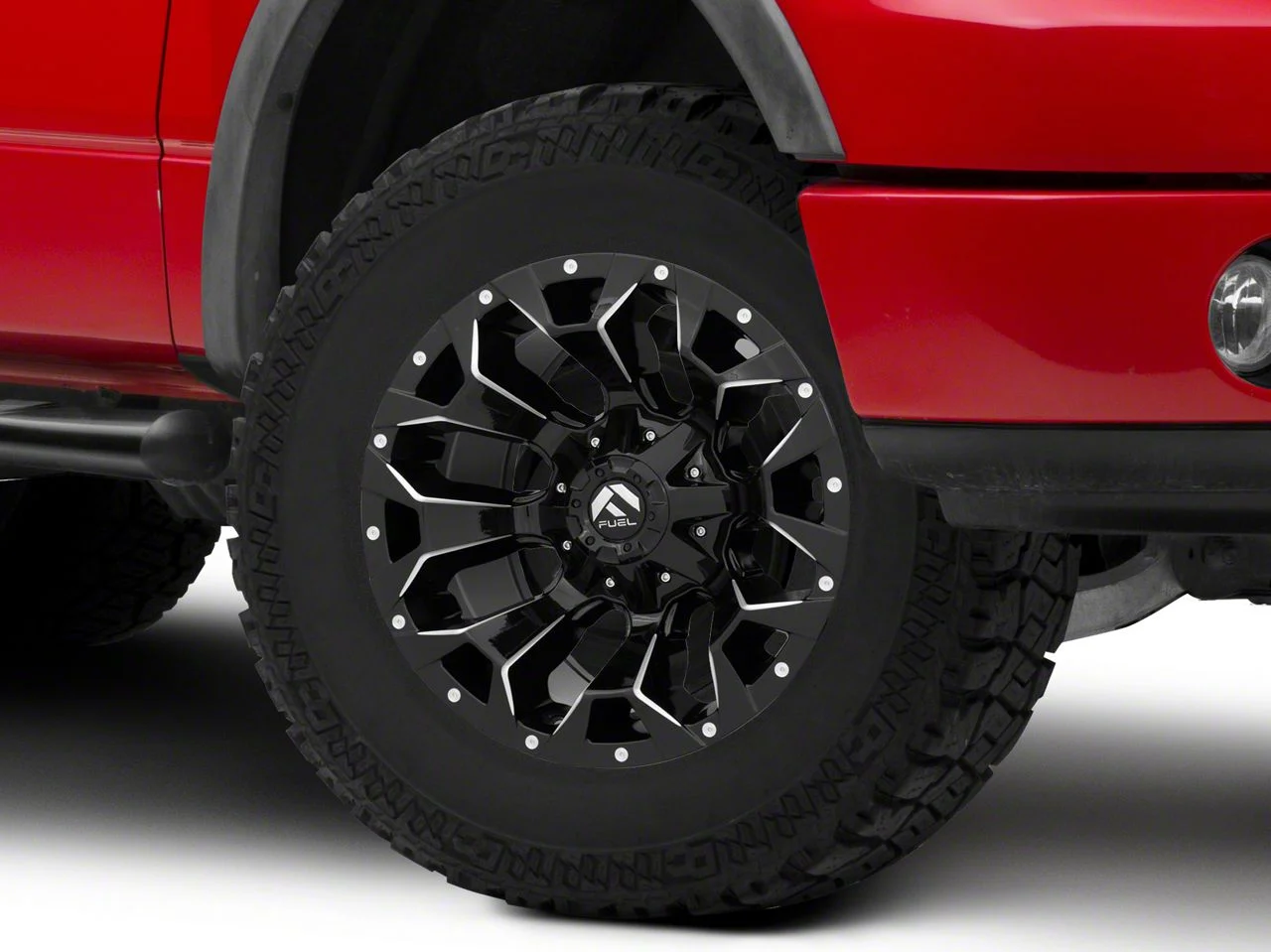 Fuel Wheels Assault Gloss Black Milled 6-Lug Wheel; 18x9; -12mm Offset (04-08 F-150)