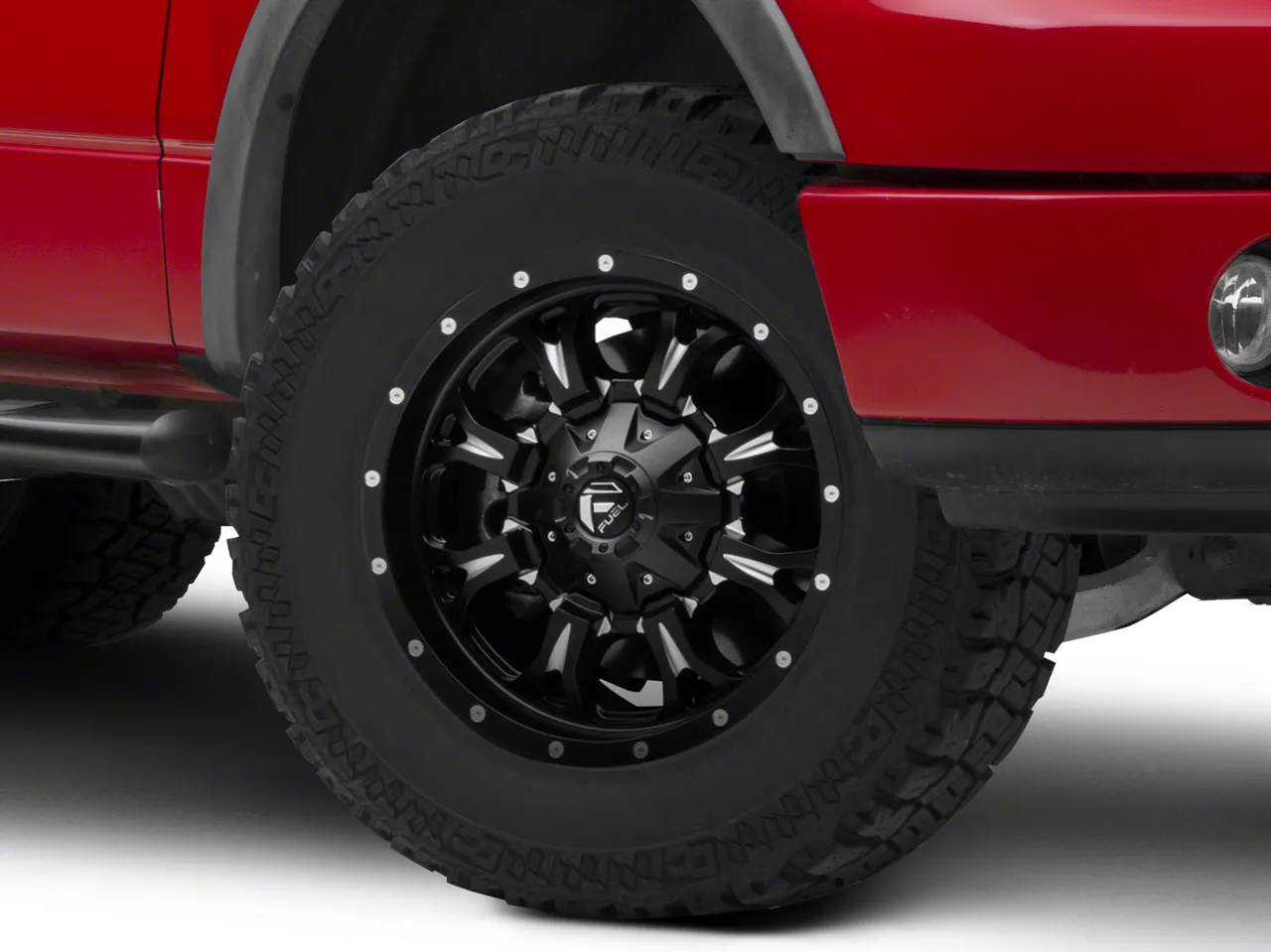 Fuel Wheels Krank Matte Black Milled 6-Lug Wheel; 18x9; -13mm Offset (04-08 F-150)