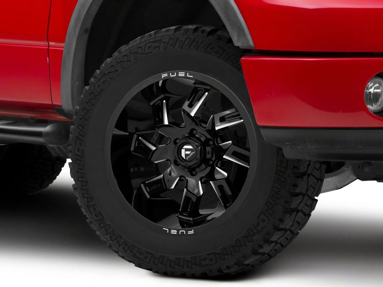 Fuel Wheels Lockdown Gloss Black Milled 6-Lug Wheel; 20x10; -18mm Offset (04-08 F-150)