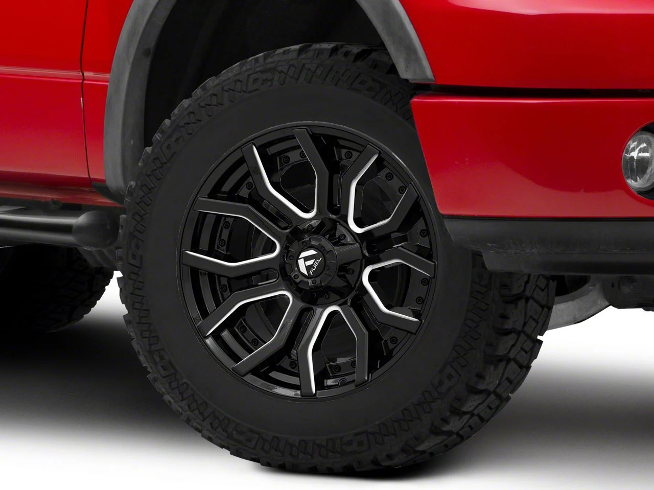Fuel Wheels Rage Gloss Black Milled 6-Lug Wheel; 20x9; 1mm Offset (04-08 F-150)