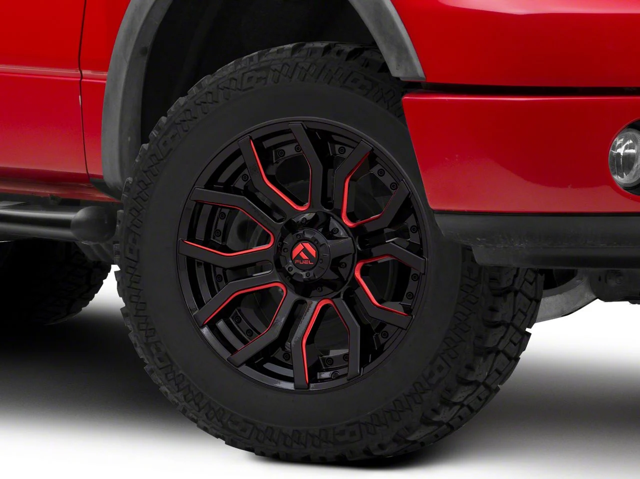 Fuel Wheels Rage Gloss Black Red Tinted 6-Lug Wheel; 20x9; 1mm Offset (04-08 F-150)