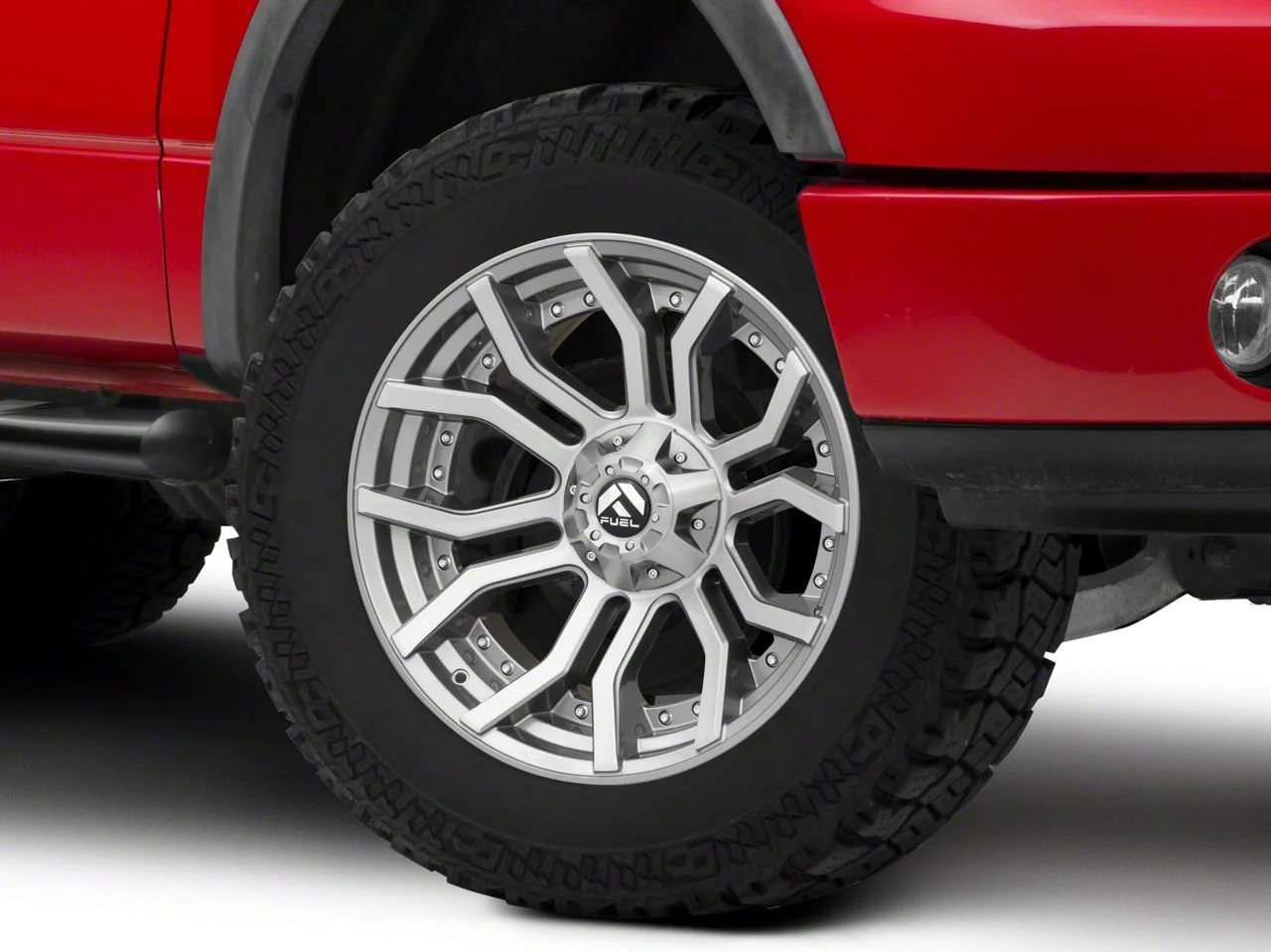 Fuel Wheels Rage Platinum Brushed Gunmetal 6-Lug Wheel; 20x10; -18mm Offset (04-08 F-150)
