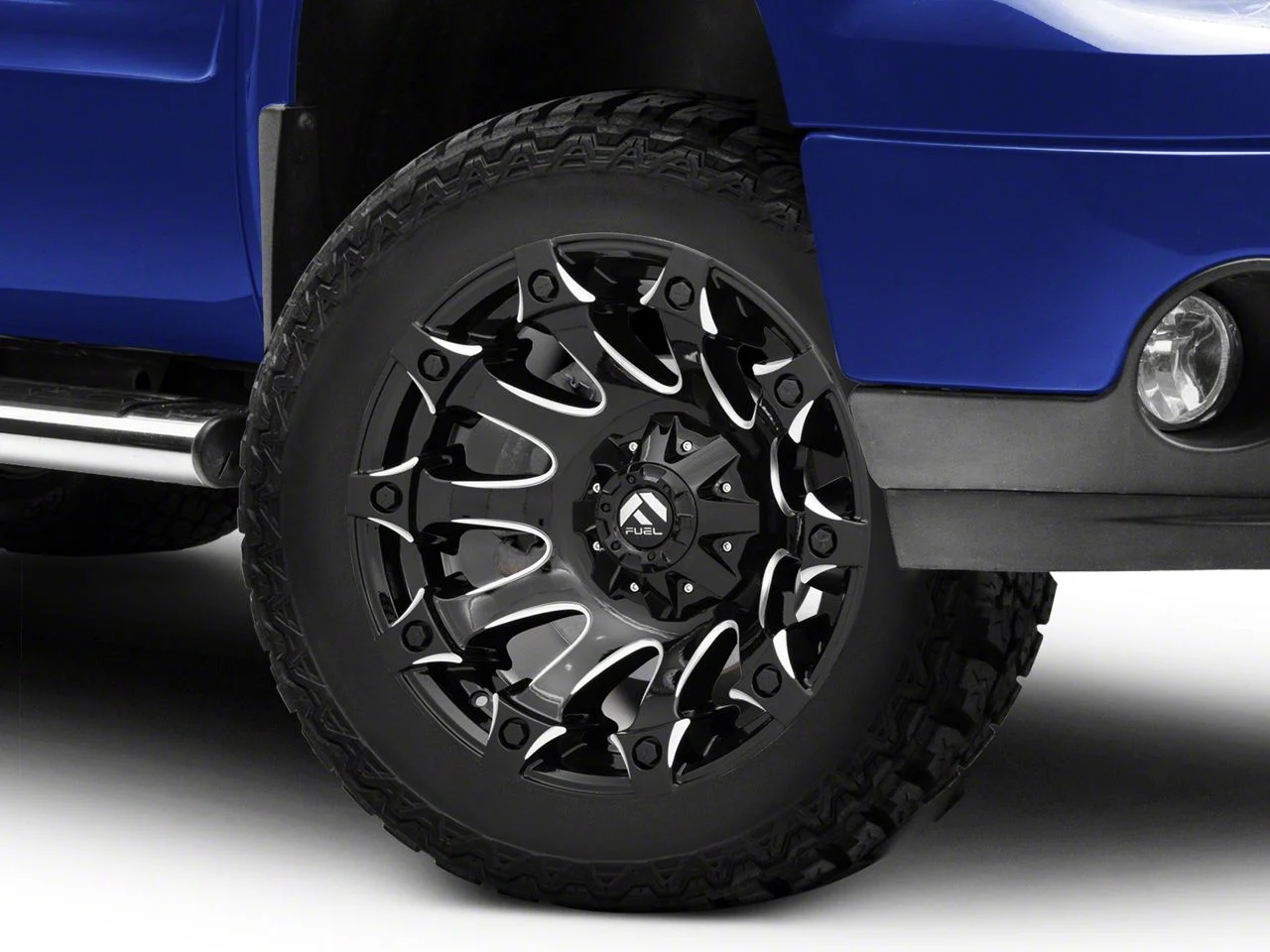 Fuel Wheels Battle Axe Gloss Black Milled 6-Lug Wheel; 20x9; 20mm Offset (07-13 Sierra 1500)