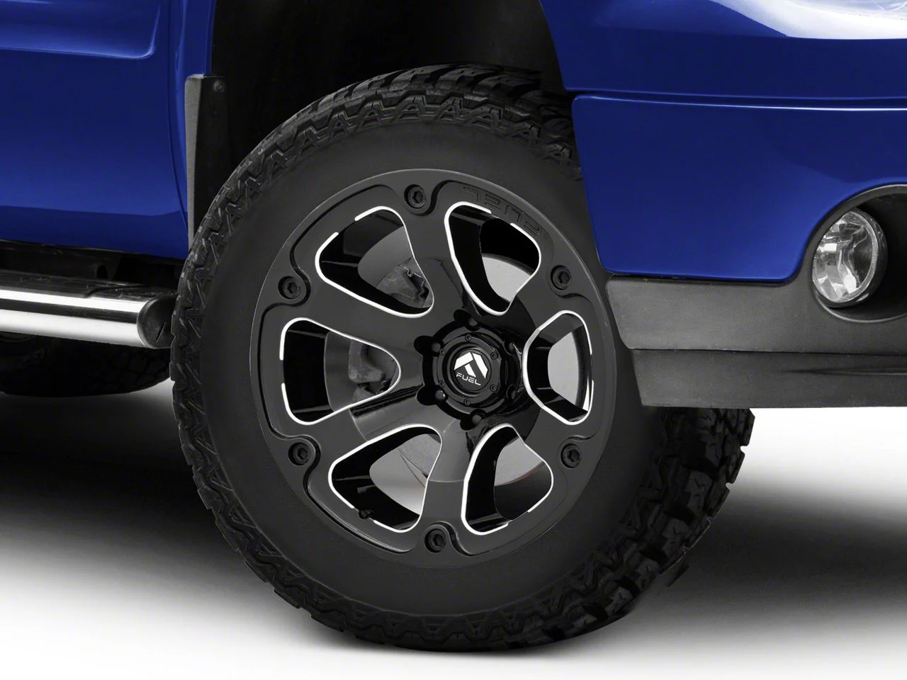 Fuel Wheels Beast Gloss Black Milled 6-Lug Wheel; 20x9; 20mm Offset (07-13 Sierra 1500)