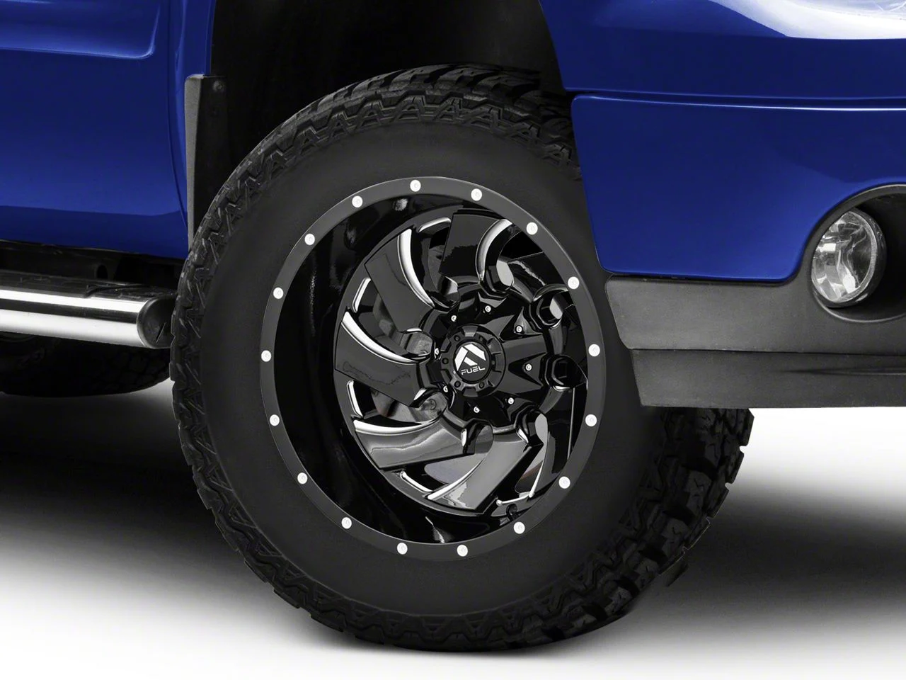 Fuel Wheels Cleaver Gloss Black Milled 6-Lug Wheel; 18x9; 1mm Offset (07-13 Sierra 1500)