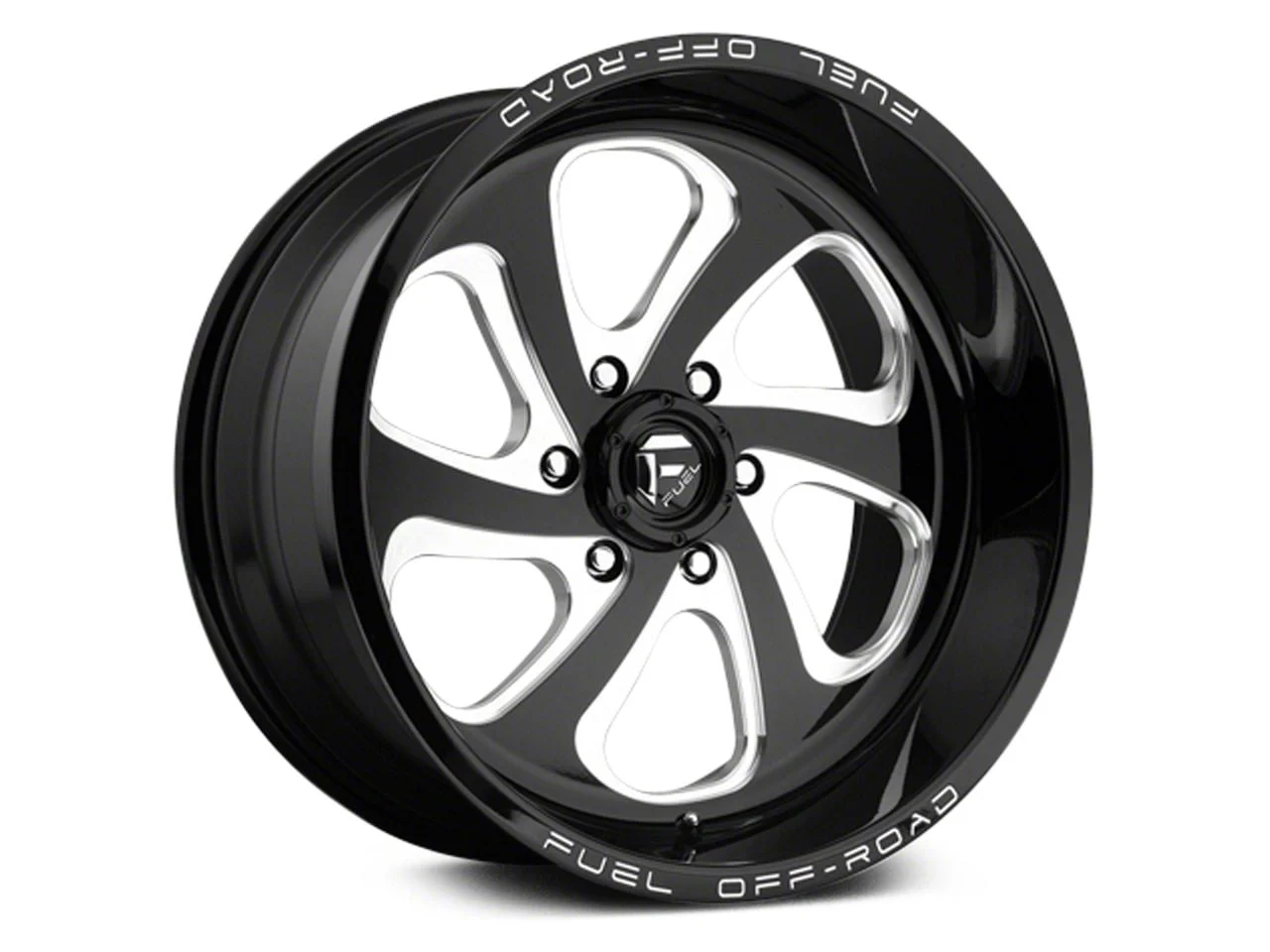 Fuel Wheels Flow Gloss Black Milled 6-Lug Wheel; 20x9; 20mm Offset (07-13 Sierra 1500)