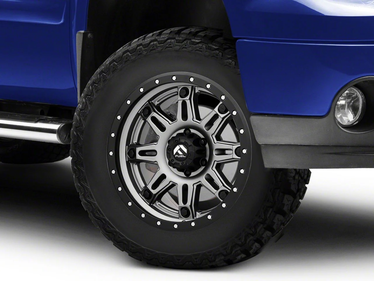 Fuel Wheels Hostage III Anthracite with Black Ring 6-Lug Wheel; 18x9; 20mm Offset (07-13 Sierra 1500)