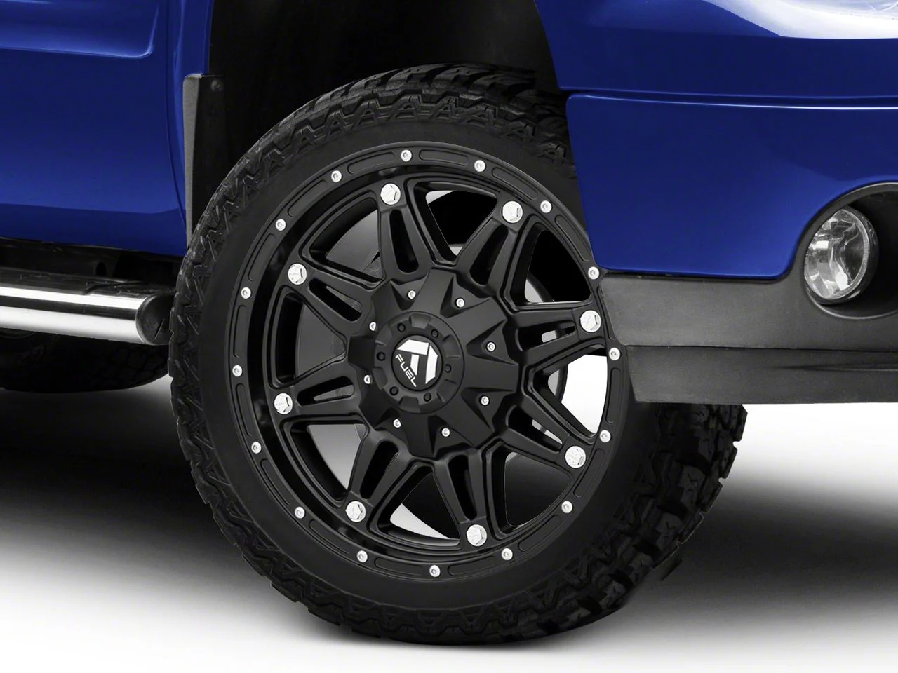 Fuel Wheels Hostage Matte Black 6-Lug Wheel; 22x9.5; 19mm Offset (07-13 Sierra 1500)