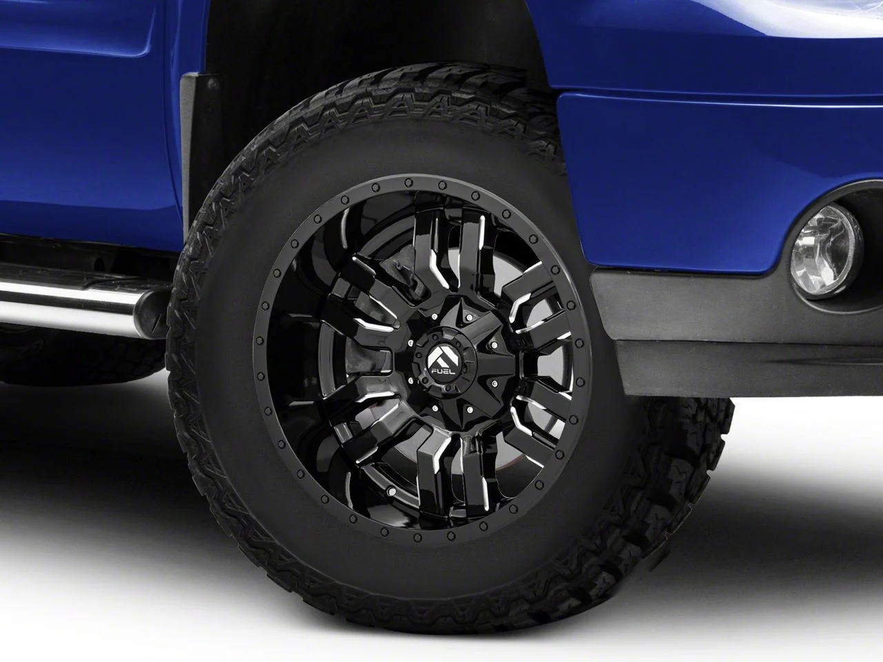 Fuel Wheels Sledge Gloss Black Milled 6-Lug Wheel; 18x9; 1mm Offset (07-13 Sierra 1500)