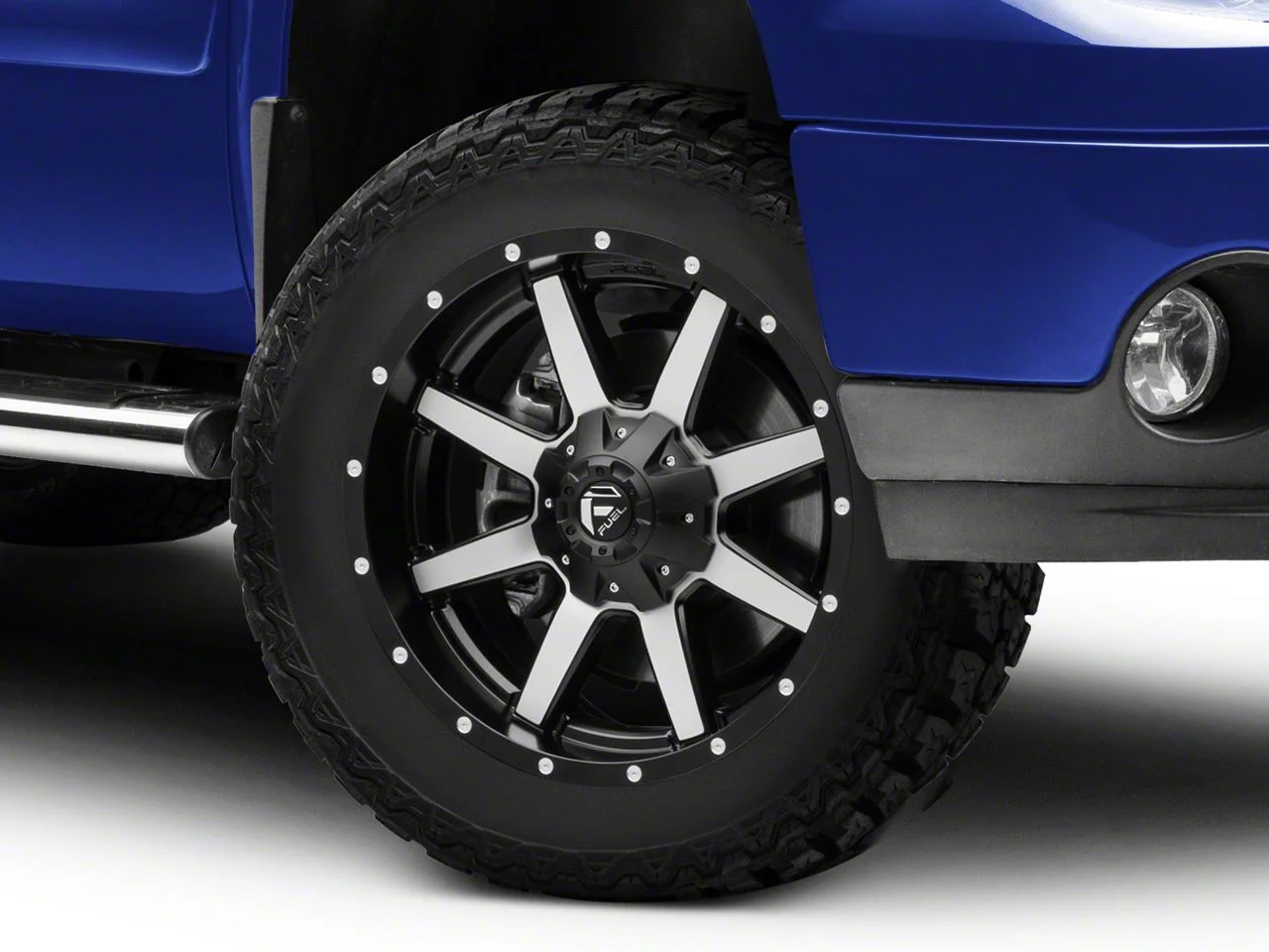 Fuel Wheels Maverick Matte Black Machined 6-Lug Wheel; 20x9; 1mm Offset (07-13 Sierra 1500)