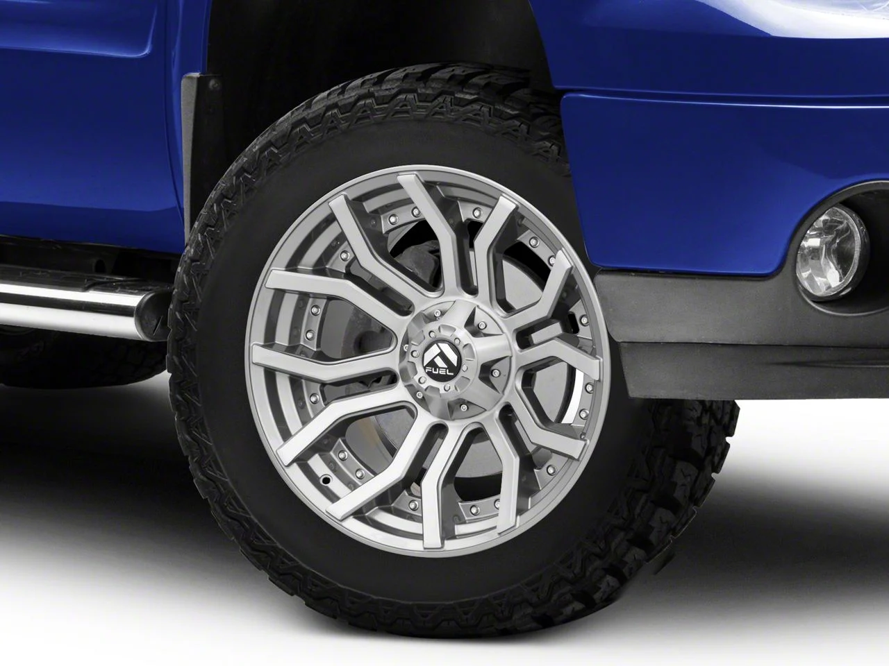 Fuel Wheels Rage Platinum Brushed Gunmetal 6-Lug Wheel; 20x9; 1mm Offset (07-13 Sierra 1500)
