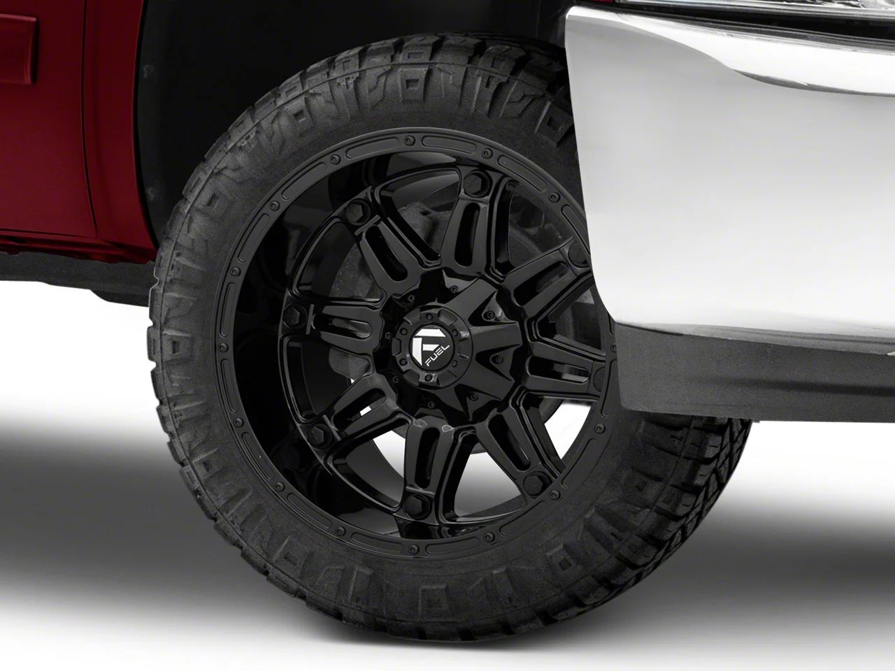 Fuel Wheels Hostage Gloss Black 6-Lug Wheel; 20x12; -44mm Offset (07-13 Silverado 1500)