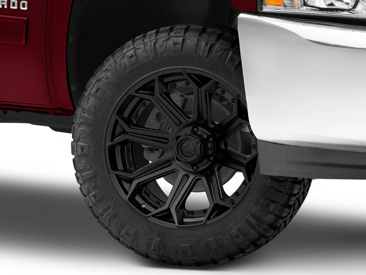 Fuel Wheels Siege Matte Black 6-Lug Wheel; 20x9; 20mm Offset (07-13 Silverado 1500)