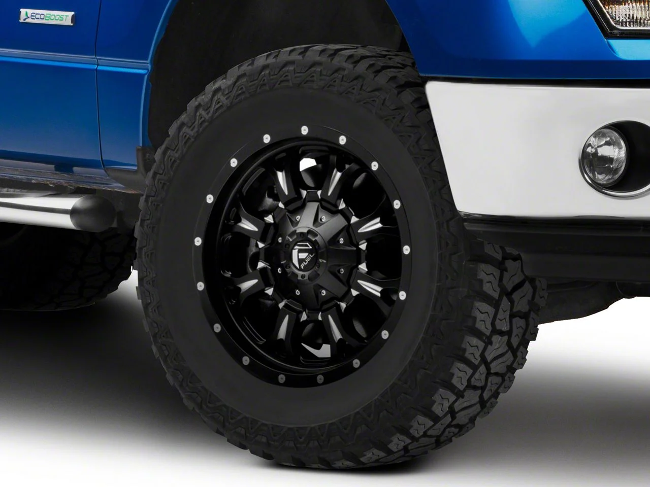 Fuel Wheels Krank Matte Black Milled 6-Lug Wheel; 18x9; -13mm Offset (09-14 F-150)