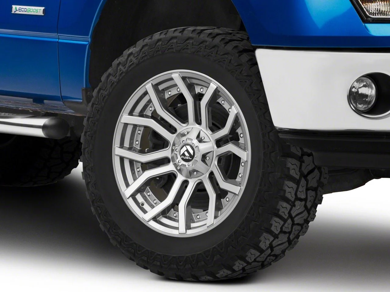 Fuel Wheels Rage Platinum Brushed Gunmetal 6-Lug Wheel; 20x10; -18mm Offset (09-14 F-150)