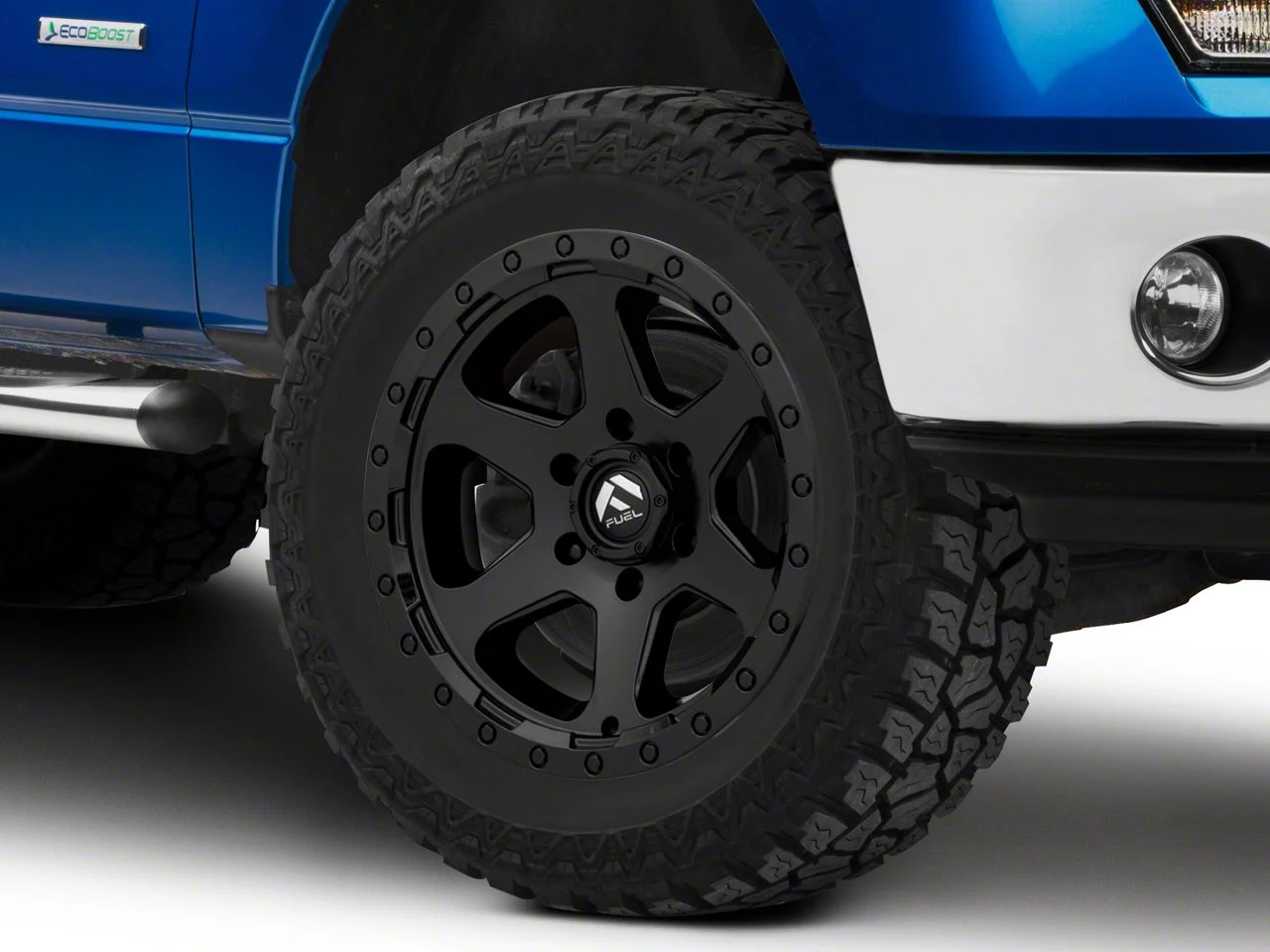 Fuel Wheels Rogue Matte Black 6-Lug Wheel; 20x9; 1mm Offset (09-14 F-150)