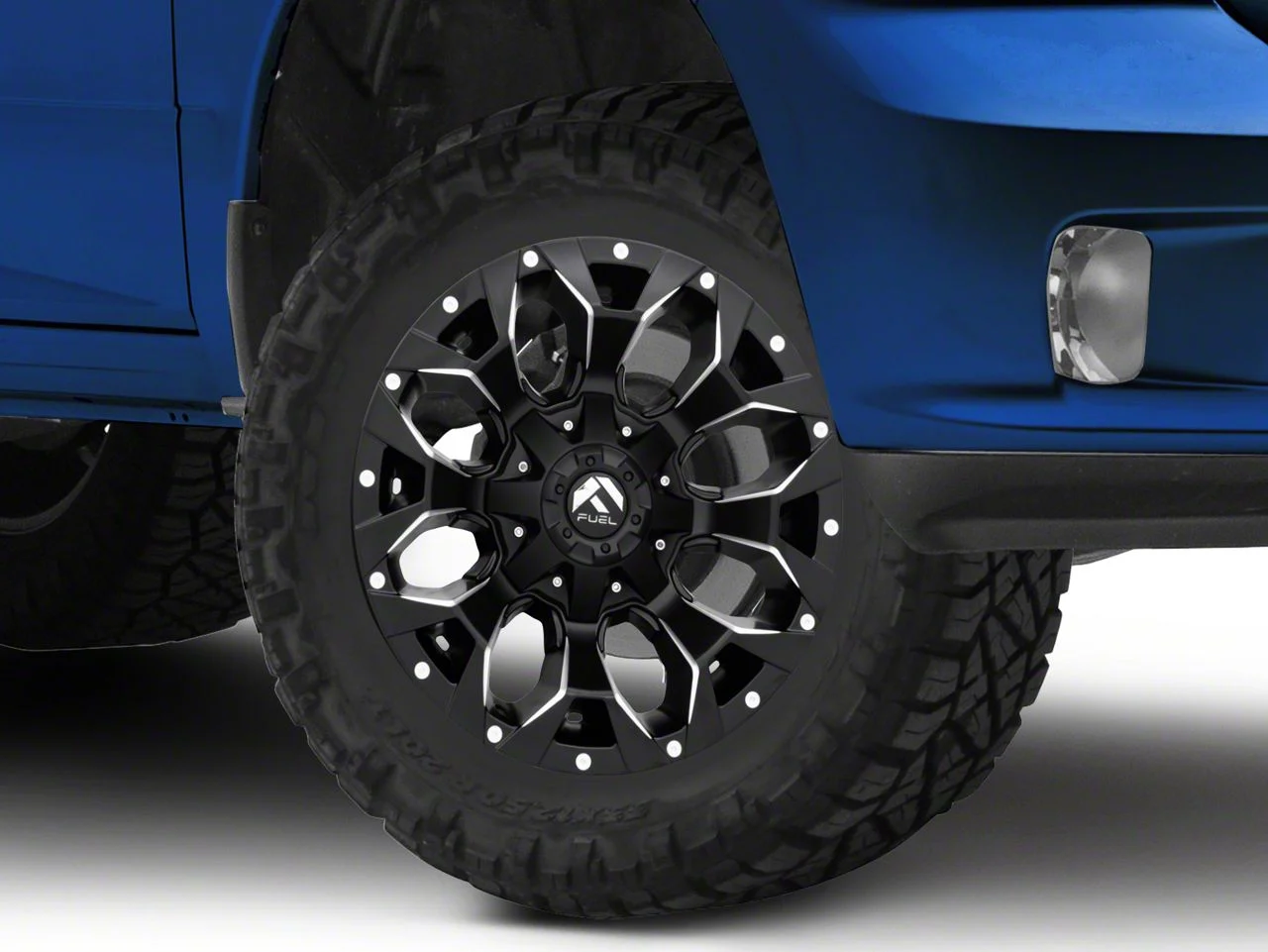Fuel Wheels Assault Satin Black Milled 5-Lug Wheel; 18x9; 20mm Offset (09-18 RAM 1500)