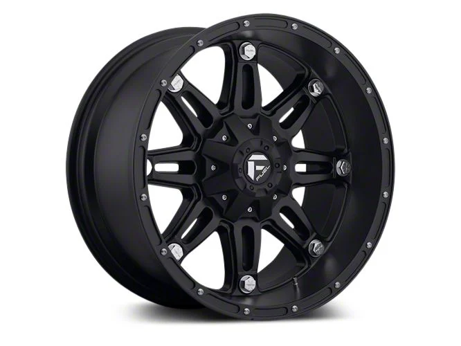 Fuel Wheels Hostage Matte Black 5-Lug Wheel; 18x9; 20mm Offset (09-18 RAM 1500)